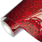 24€/m² Forged Carbon 3D Rot Autofolie Glänzend Geschmiedet PET Auto Car Wrapping 100cm x 152cm METERWARE