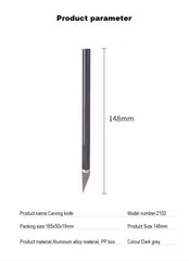 Alu Gravur Skalpell Folien Messer Für Reparatur Werkzeuge 10 x Klingen Deli 2102