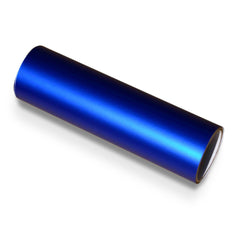 10,90/€m² Autofolie Blau Chrom Matt Metallic mit Luftkanäle Car Wrapping METERWARE