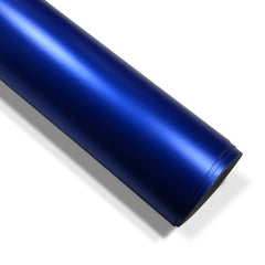 10,90/€m² Autofolie Blau Chrom Matt Metallic mit Luftkanäle Car Wrapping METERWARE