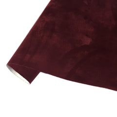 26.22€/m² Selbstklebend Mikrofaser stoff folie Wildleder Optik Stretch Weinrot