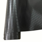 24€/m² Hex Carbon Honigwaben Schwarz Autofolie mit Luftkanäle 3D Car Wrapping METERWARE