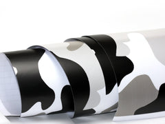 7,90€/m² Camouflage Autofolie mit Luftkanäle Schwarz Weiß Grau, Car Wrapping #6