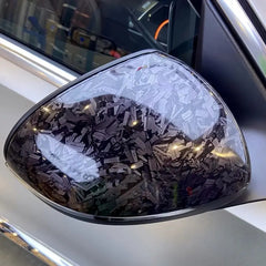 24€/m² Forged Carbon 3D Schwarz Autofolie Glänzend Geschmiedet PET Auto Car Wrapping 100cm x 152cm METERWARE