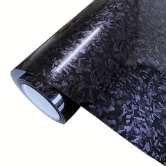 24€/m² Forged Carbon 3D Schwarz Autofolie Glänzend Geschmiedet PET Auto Car Wrapping 100cm x 152cm METERWARE