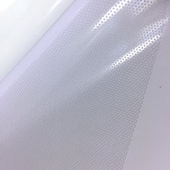 9.29€/m² One Way Vision Folie Lochfolie für Digitaldruck Sichtschutzfolie Transparent 127