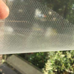 9.29€/m² One Way Vision Folie Lochfolie für Digitaldruck Sichtschutzfolie Transparent 127