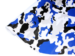 7,90€/m² Camouflage Autofolie mit Luftkanäle Schwarz Weiß Blau, Car Wrapping #22