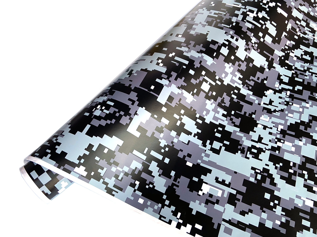 7,90€/m² Camouflage Digital Autofolie Luftkanäle Car Wrapping #26