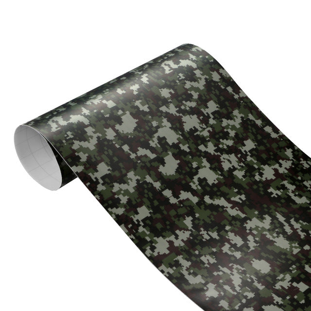 7,90€/m² Camouflage Digital Autofolie Luftkanäle Car Wrapping #02